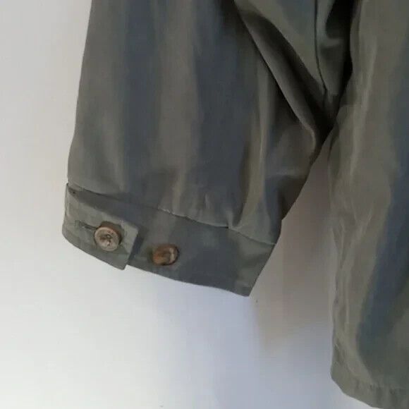 London Fog jacket men's size large Green Zipper button closure - Picture 4 of 10